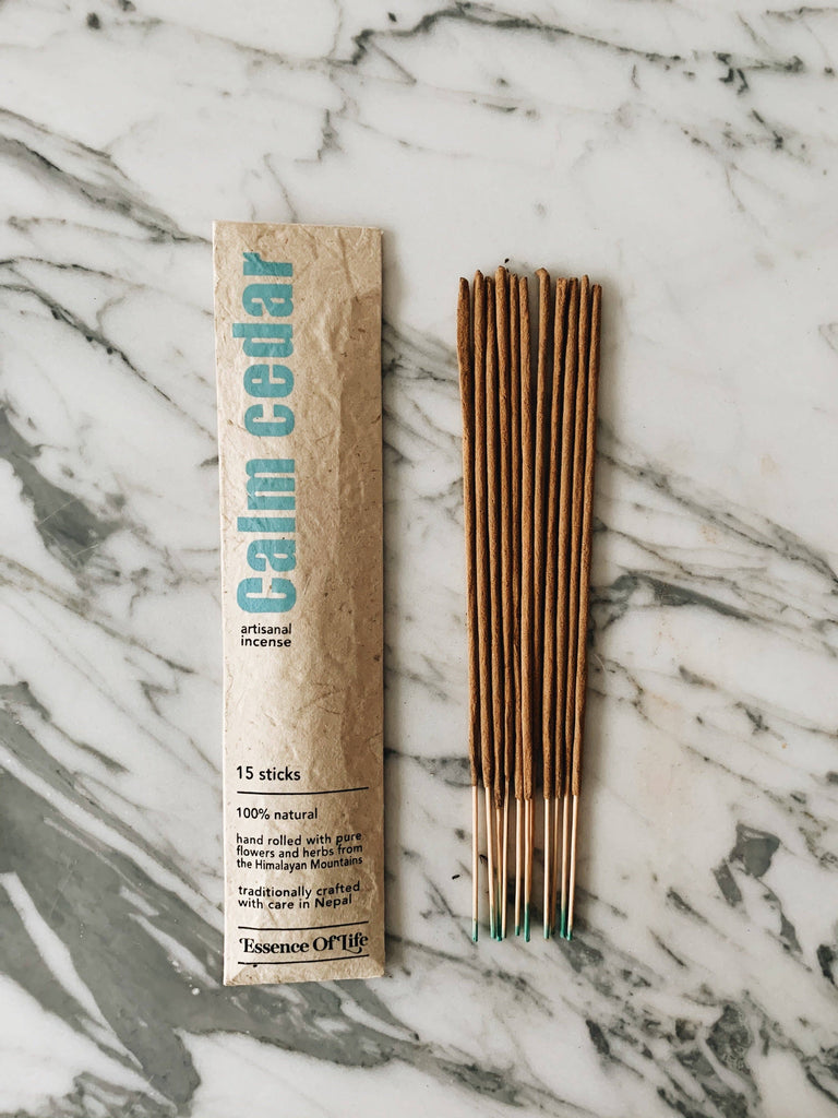 NATURAL ARTISANAL INCENSE - CALM CEDAR