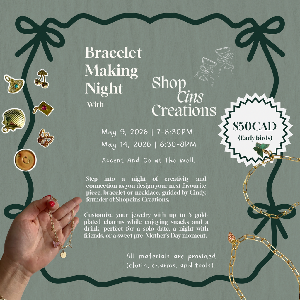 GOLD CHARM BRACELET MAKING WORKSHOP