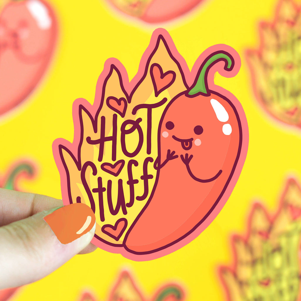 HOT STUFF JALAPENO STICKER