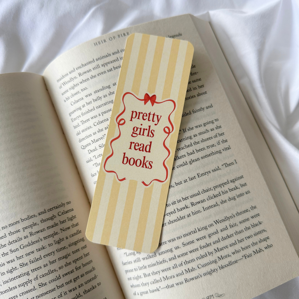 PRETTY GIRLS READ BOOKS BOOKMARK