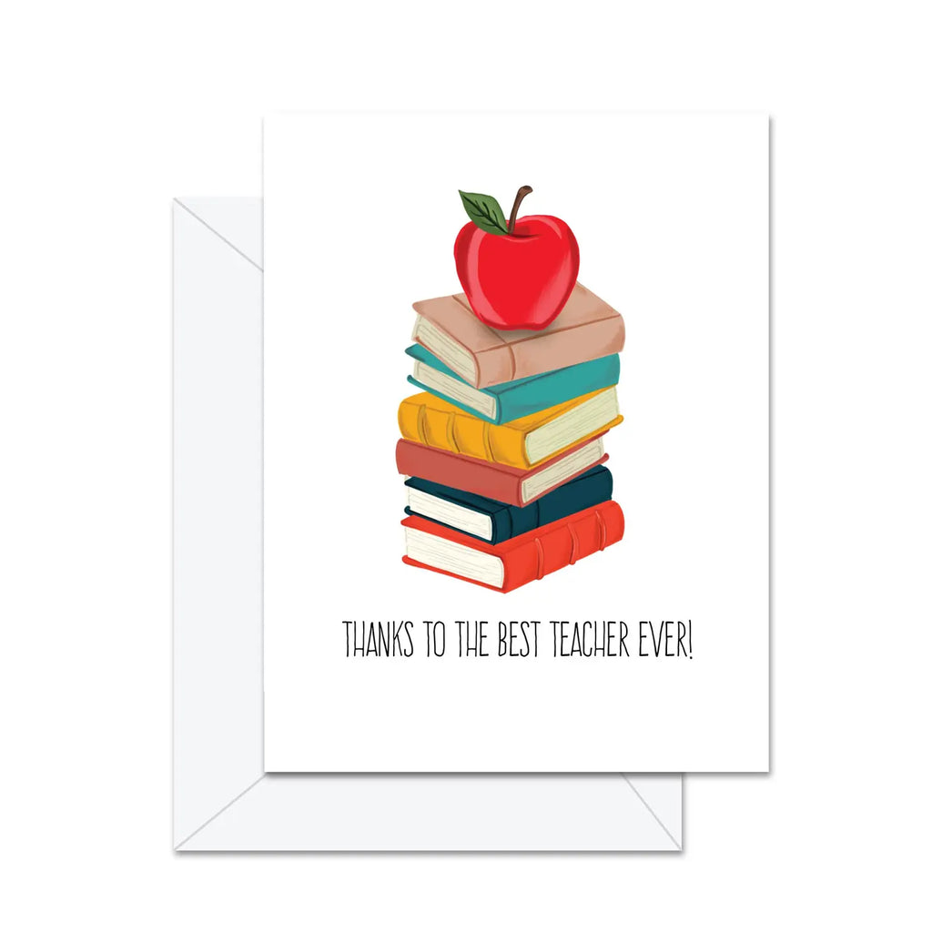 THANKS TO THE BEST TEACHER EVER CARD