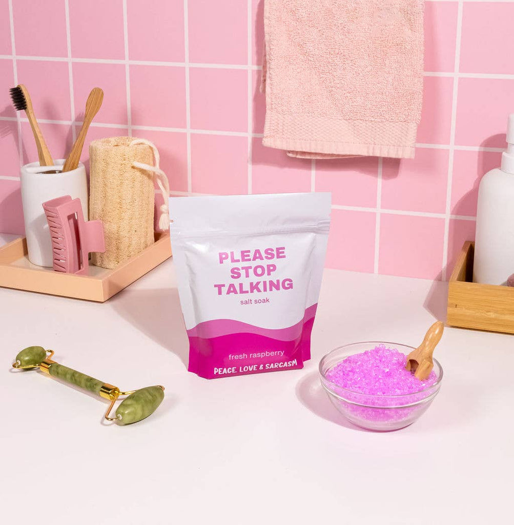 PLEASE STOP TALKING EPSOM SALT BATH SOAK