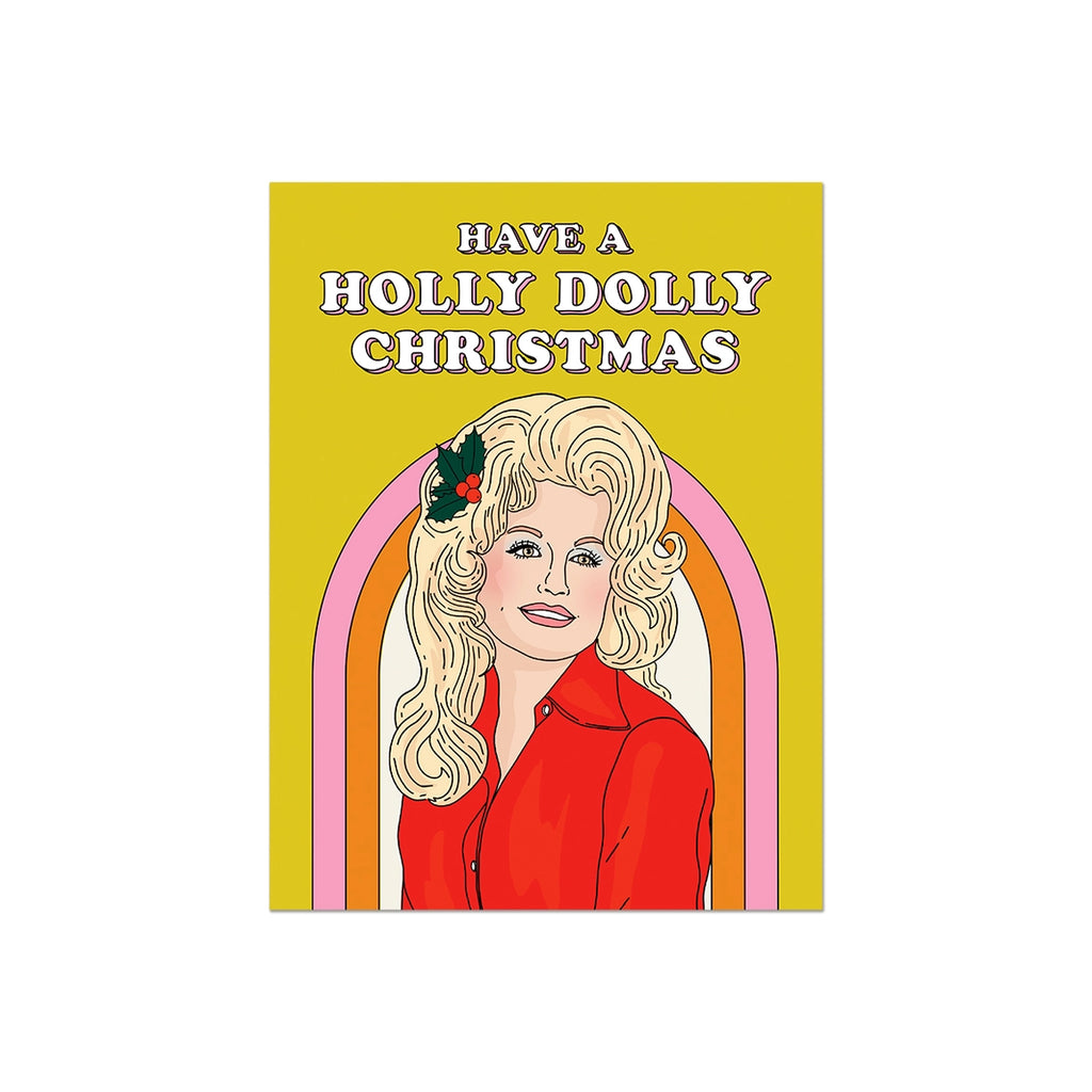 HAVE A HOLLY DOLLY CHRISTMAS CARD