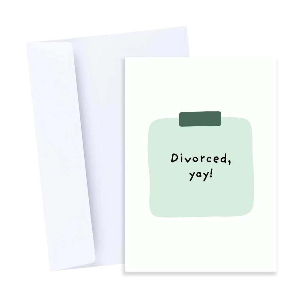 DIVORCED! YAY CARD