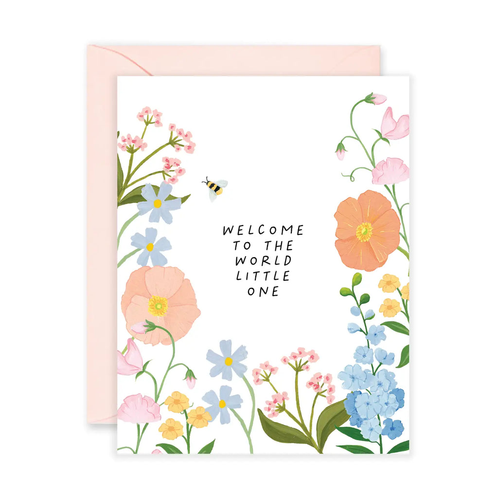 WELCOME TO THE WORLD LITTLE ONE CARD