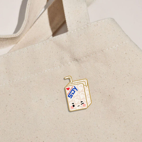 SOY MILK ENAMEL PIN - 2