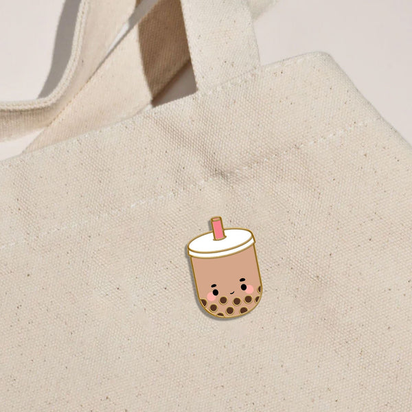 MILK TEA BOBA ENAMEL PIN - 2