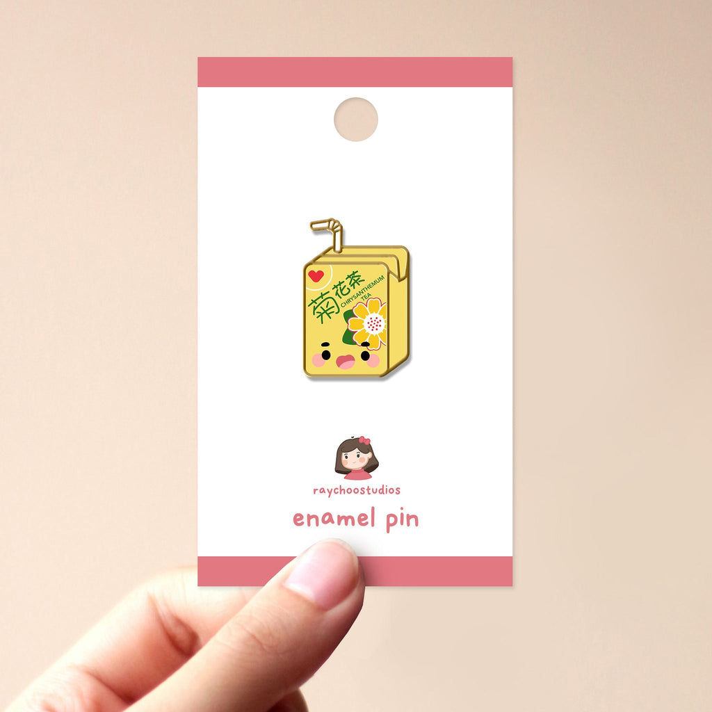 CHRYSANTHEMUM ENAMEL PIN - 1