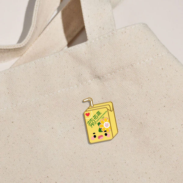 CHRYSANTHEMUM ENAMEL PIN - 1