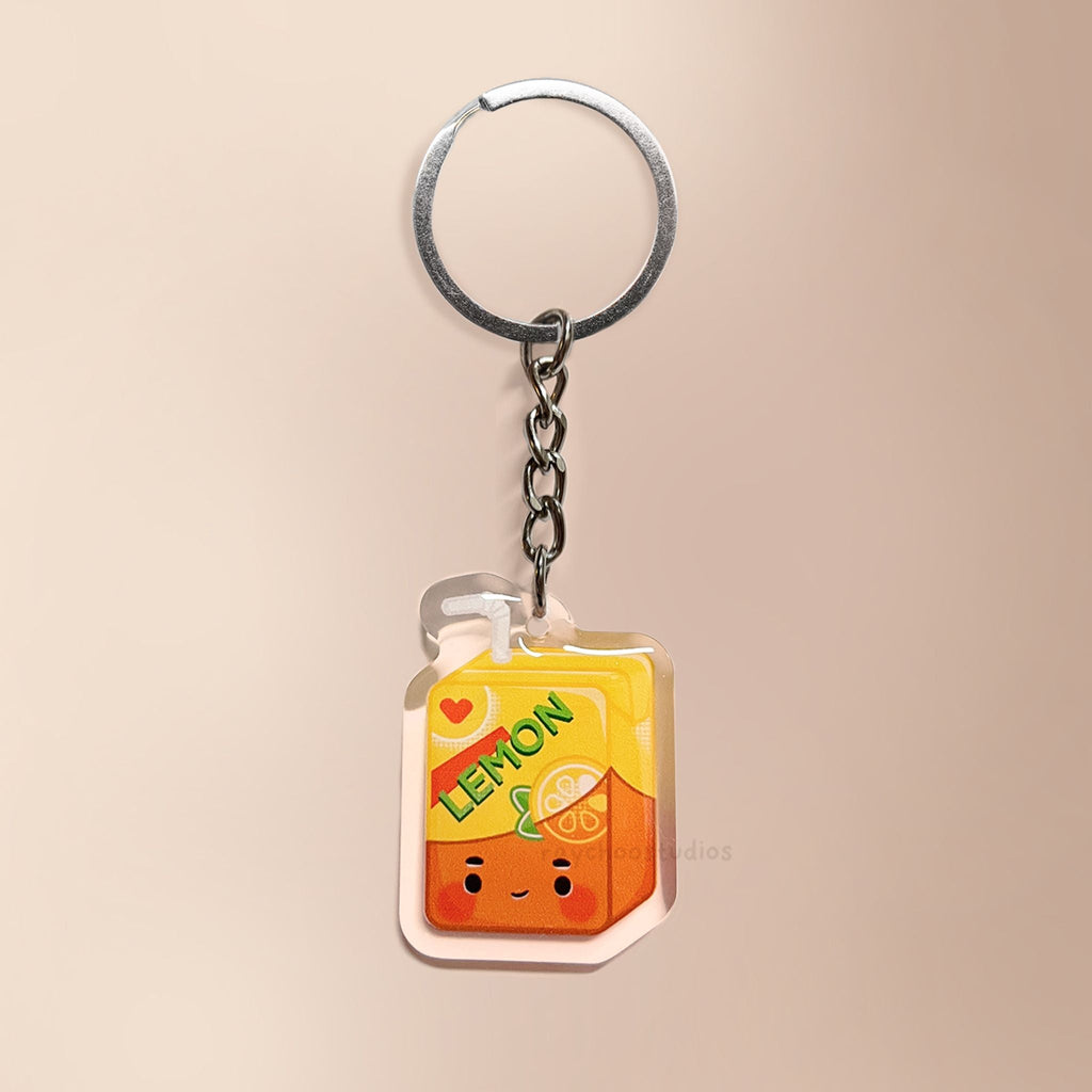 LEMON TEA DRINK ACRYLIC KEYCHAIN - 1