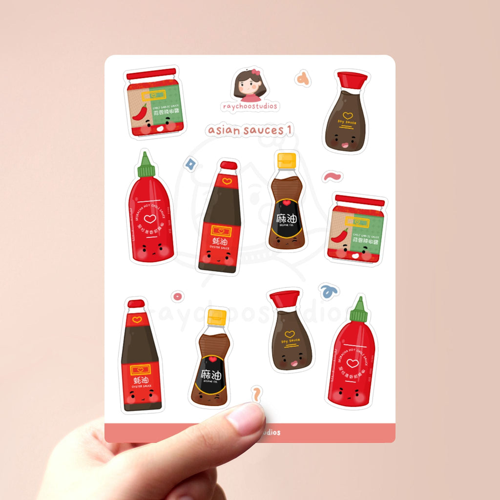 ASIAN SAUCES 1 STICKER SHEET - 1