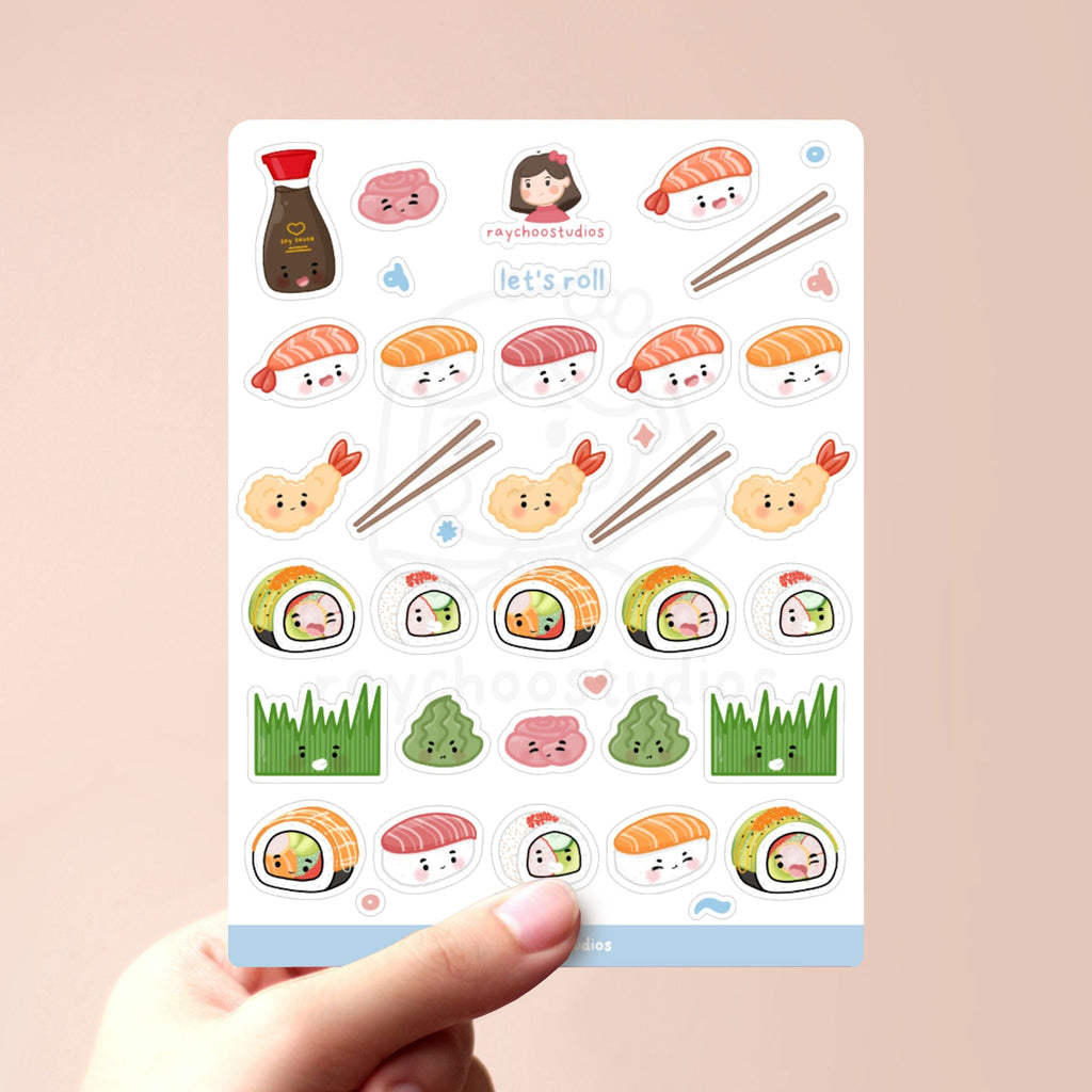 LET'S ROLL STICKER SHEET - 1