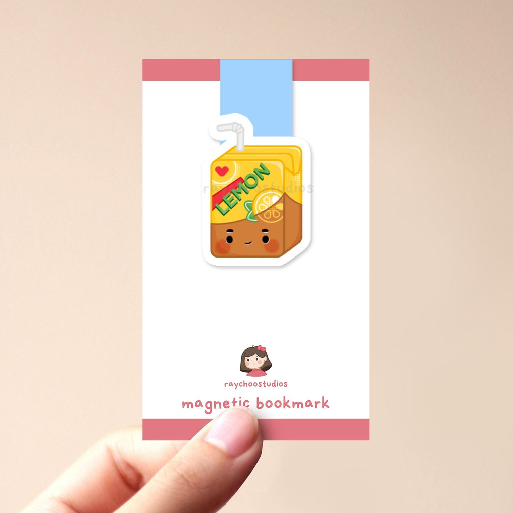 LEMON TEA DRINK MAGNETIC BOOKMARK - 1