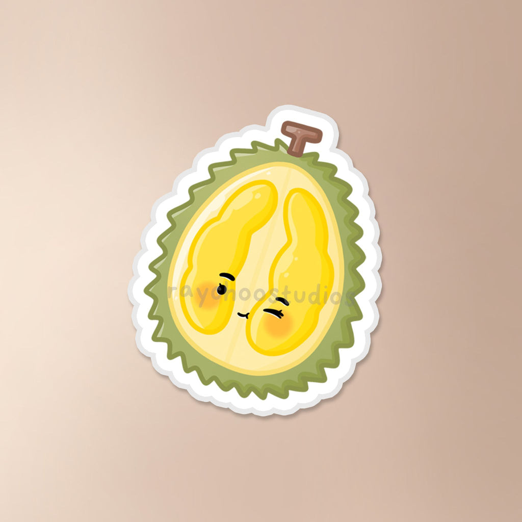 DURIAN HALF VINYL STICKER - 1