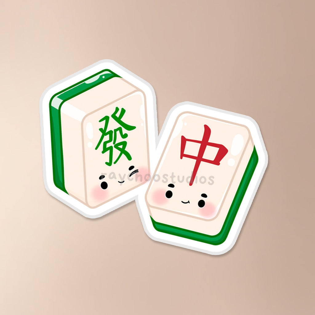 MAHJONG VINYL STICKER - 1