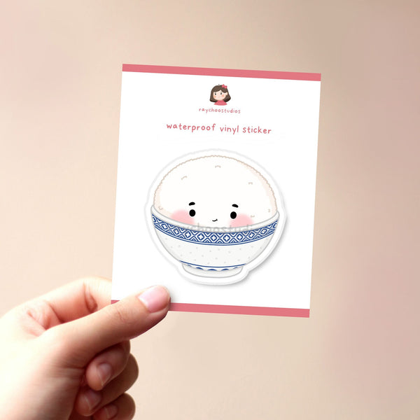 RICE BOWL VINYL STICKER - 2