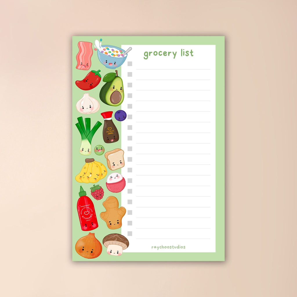 GROCERY LIST MAGNETIC NOTEPAD - 1