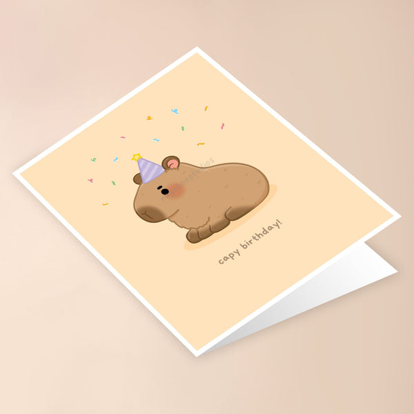 CAPY BIRTHDAY CARD - 2
