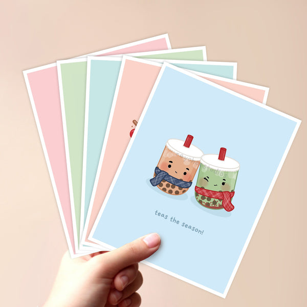 ASIAN CHRISTMAS ASSORTED GREETING CARD BOXED SET - 2
