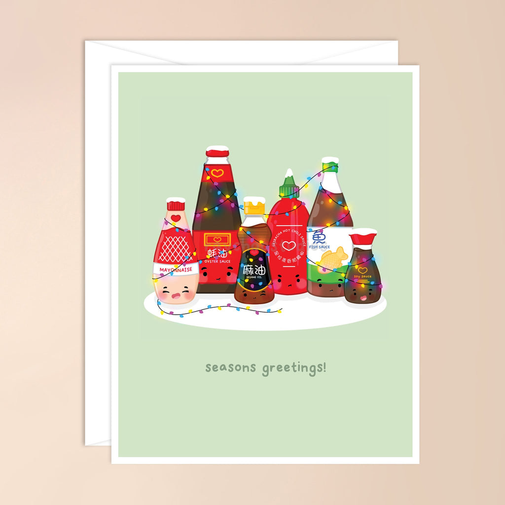 SEASONS GREETINGS HOLIDAY CARD - 1