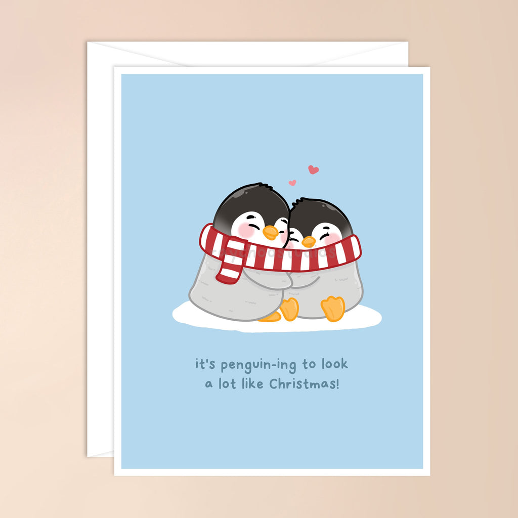IT'S PENGUIN-ING TO LOOK A LOT LIKE CHRISTMAS HOLIDAY CARD - 1