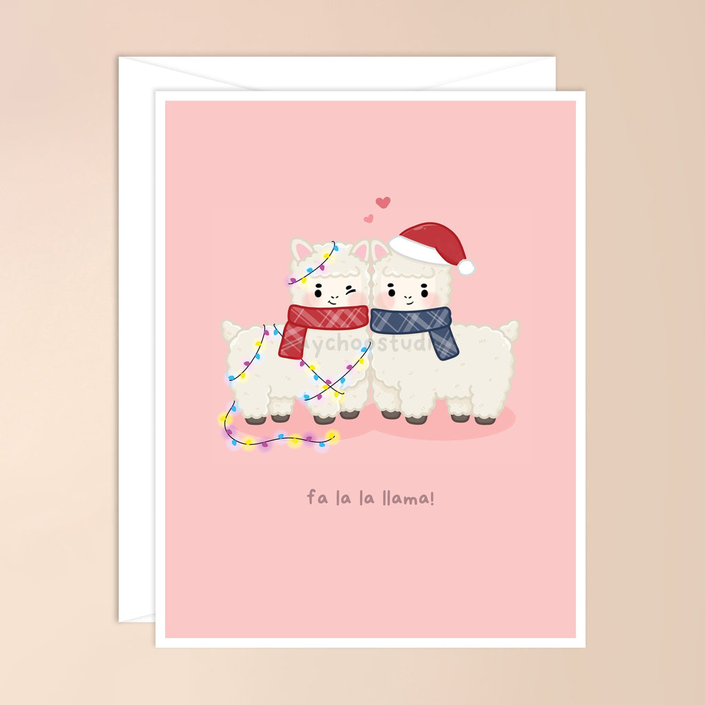 FA-LA-LLAMA HOLIDAY CARD - 1