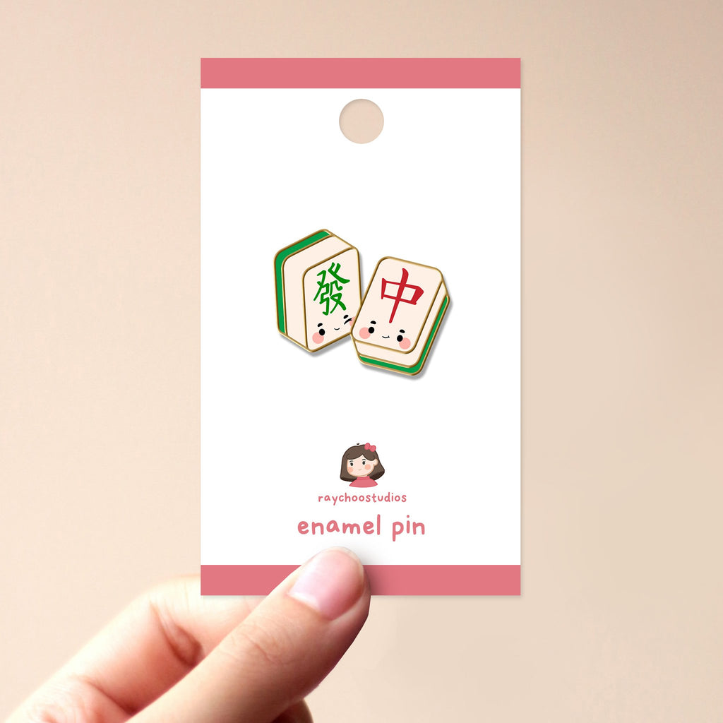 MAHJONG ENAMEL PIN - 1