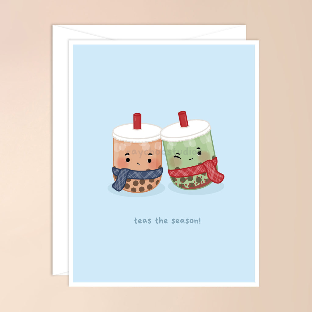 TEAS THE SEASON HOLIDAY CARD - 1