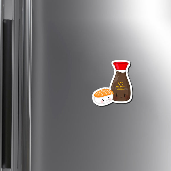 SOY SAUCE + NIGIRI FRIDGE MAGNET - 2