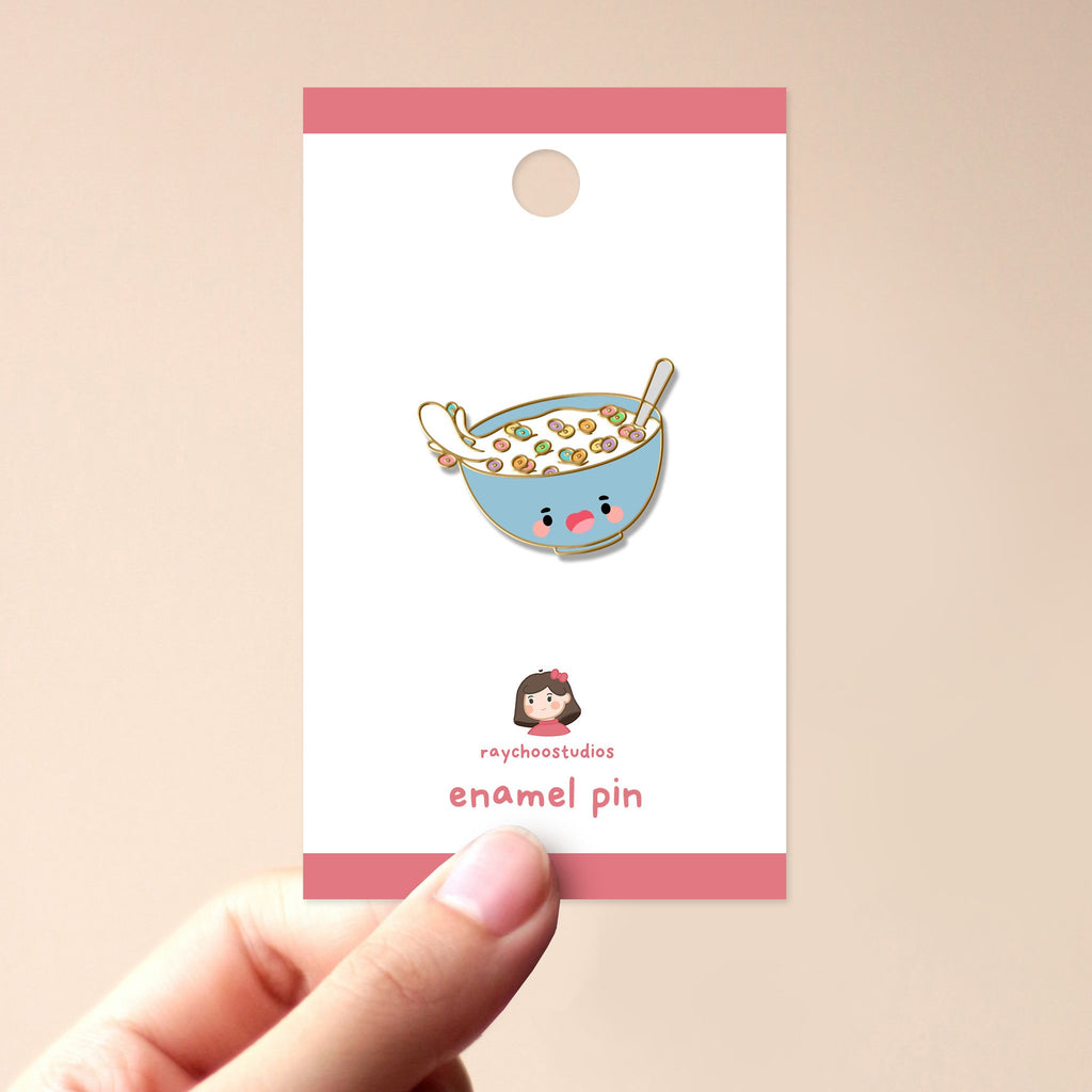 CEREAL ENAMEL PIN - 1