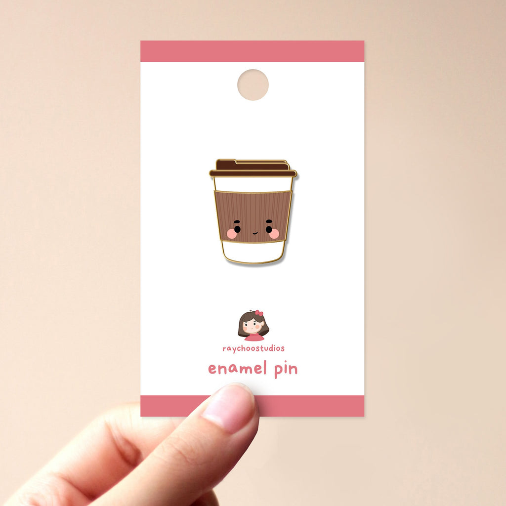 COFFEE ENAMEL PIN - 1