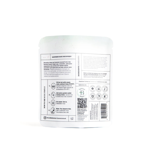 NORTHERN SAGE RECOVERY CRUSH BATH SOAK 120g