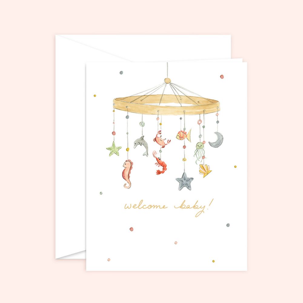WELCOME BABY! OCEAN CARD