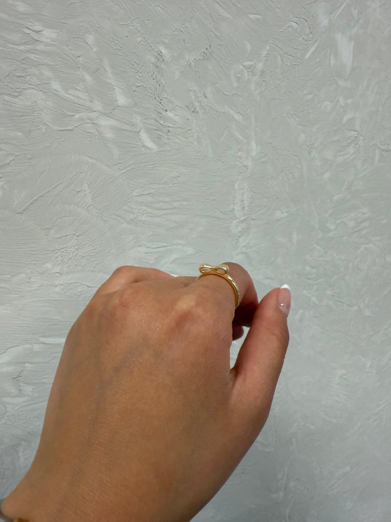 GOLD PLATED ON BRASS RING