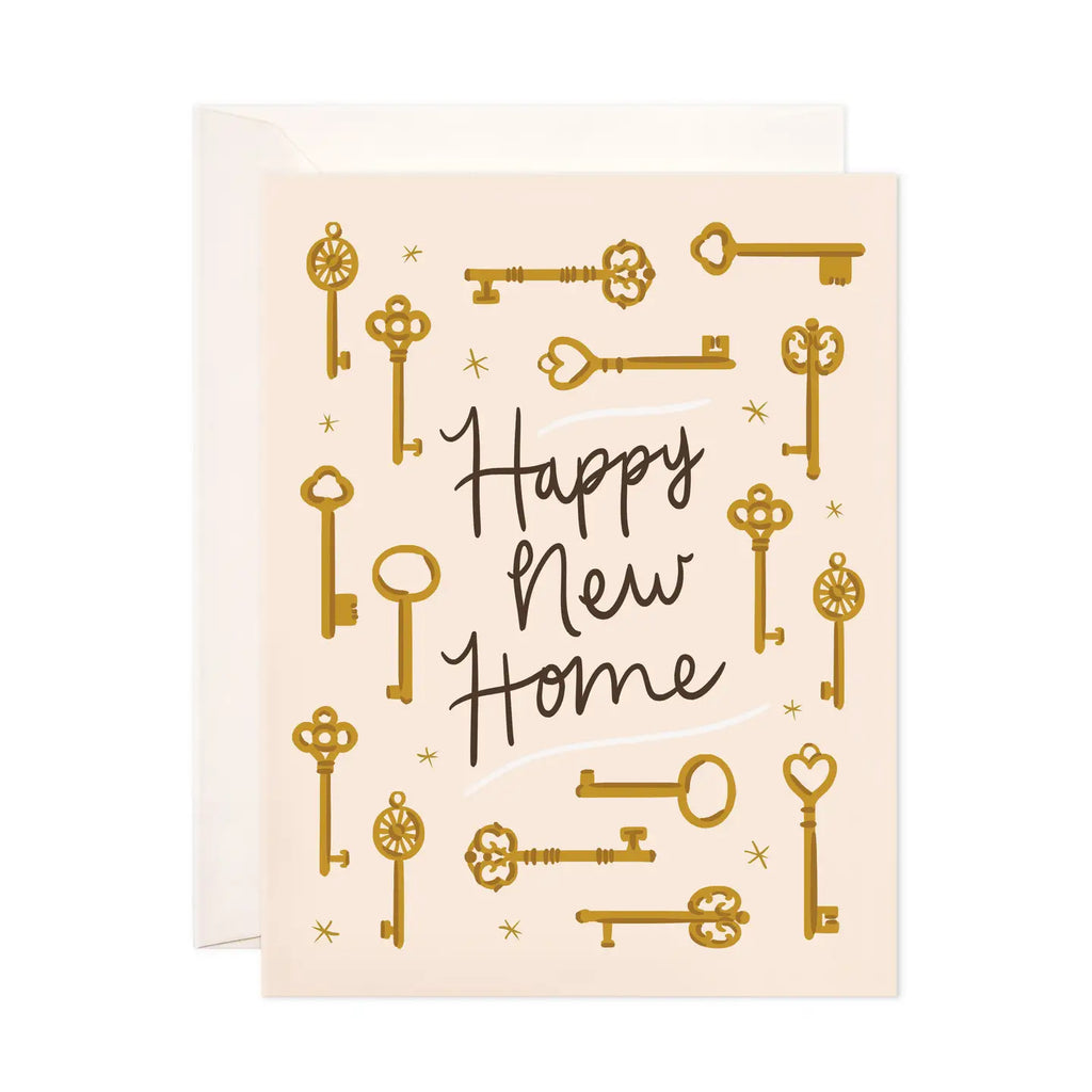 HAPPY NEW HOME KEYS CARD