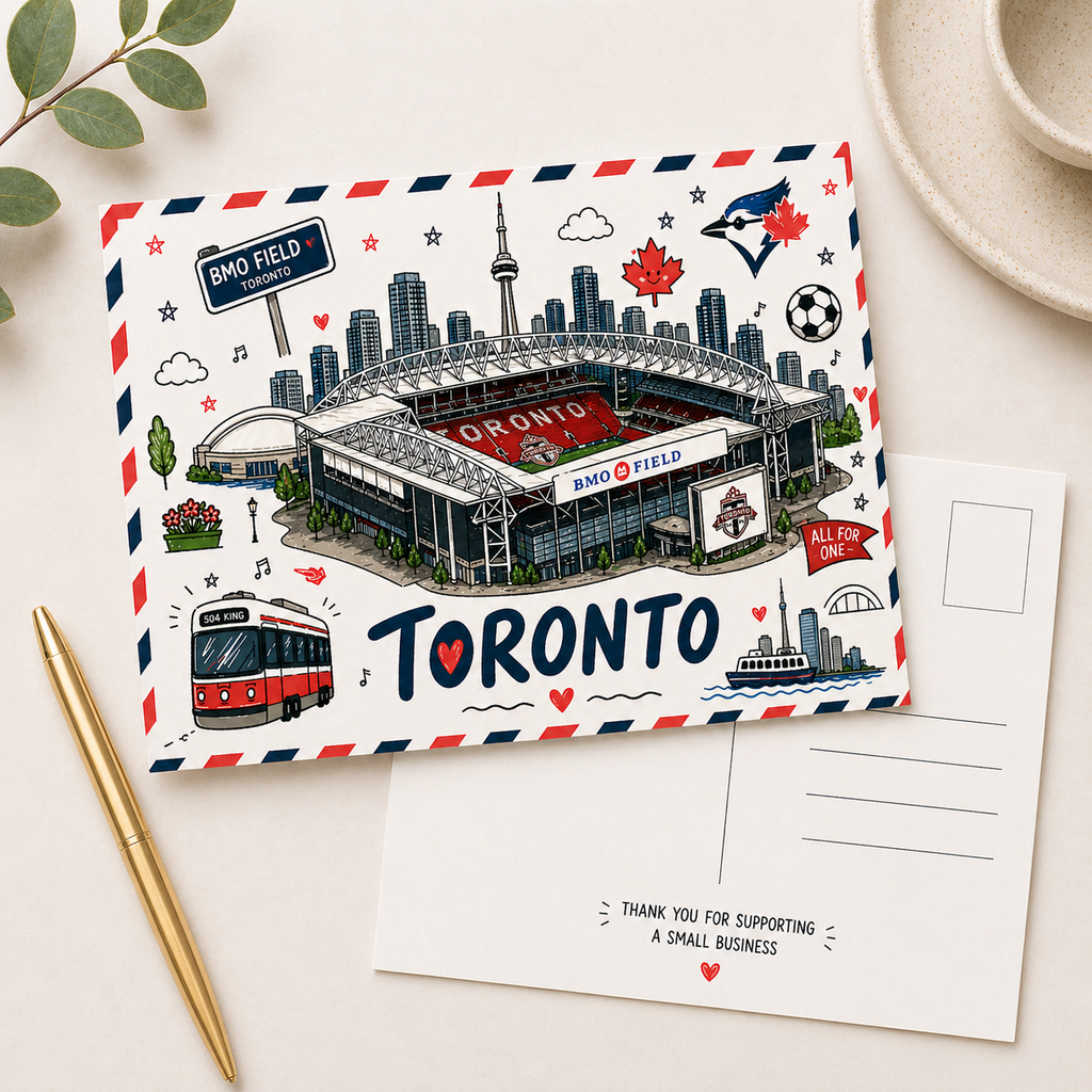 TORONTO BMO FIELD POSTCARD