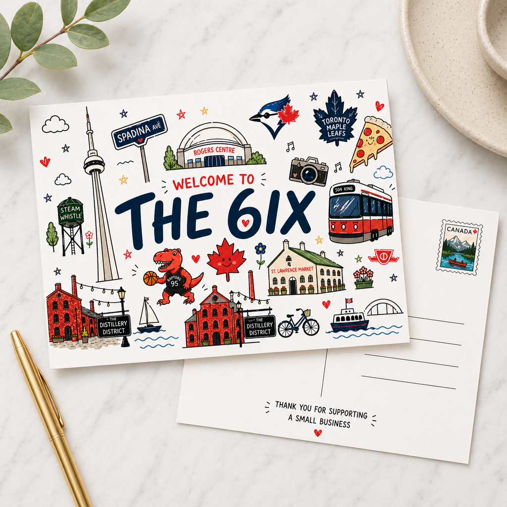 WELCOME TO THE 6IX POSTCARD