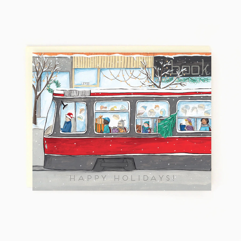 TORONTO HOLIDAY STREETCAR CARD