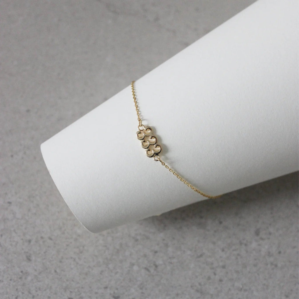 GOLD PLATED ON BRASS ANGEL NUMBER BRACELETS