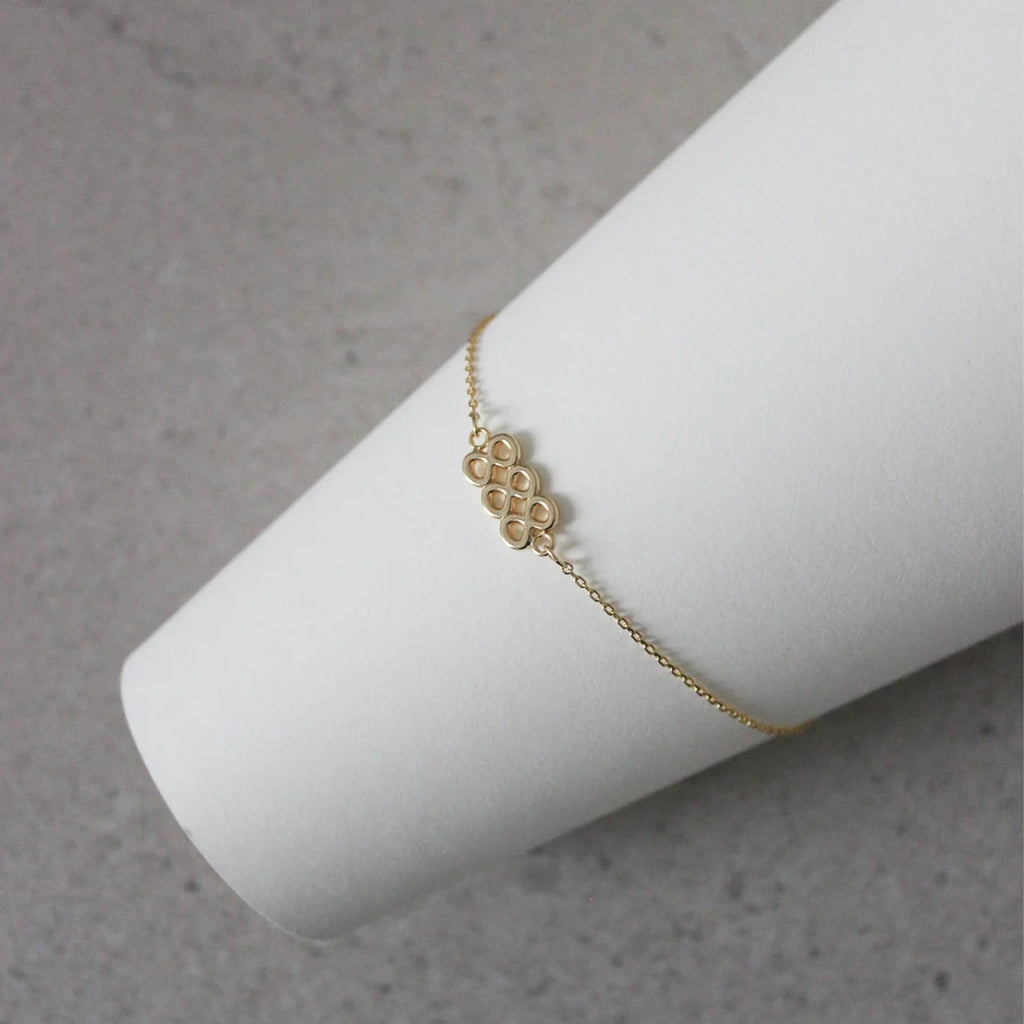 GOLD PLATED ON BRASS ANGEL NUMBER BRACELETS