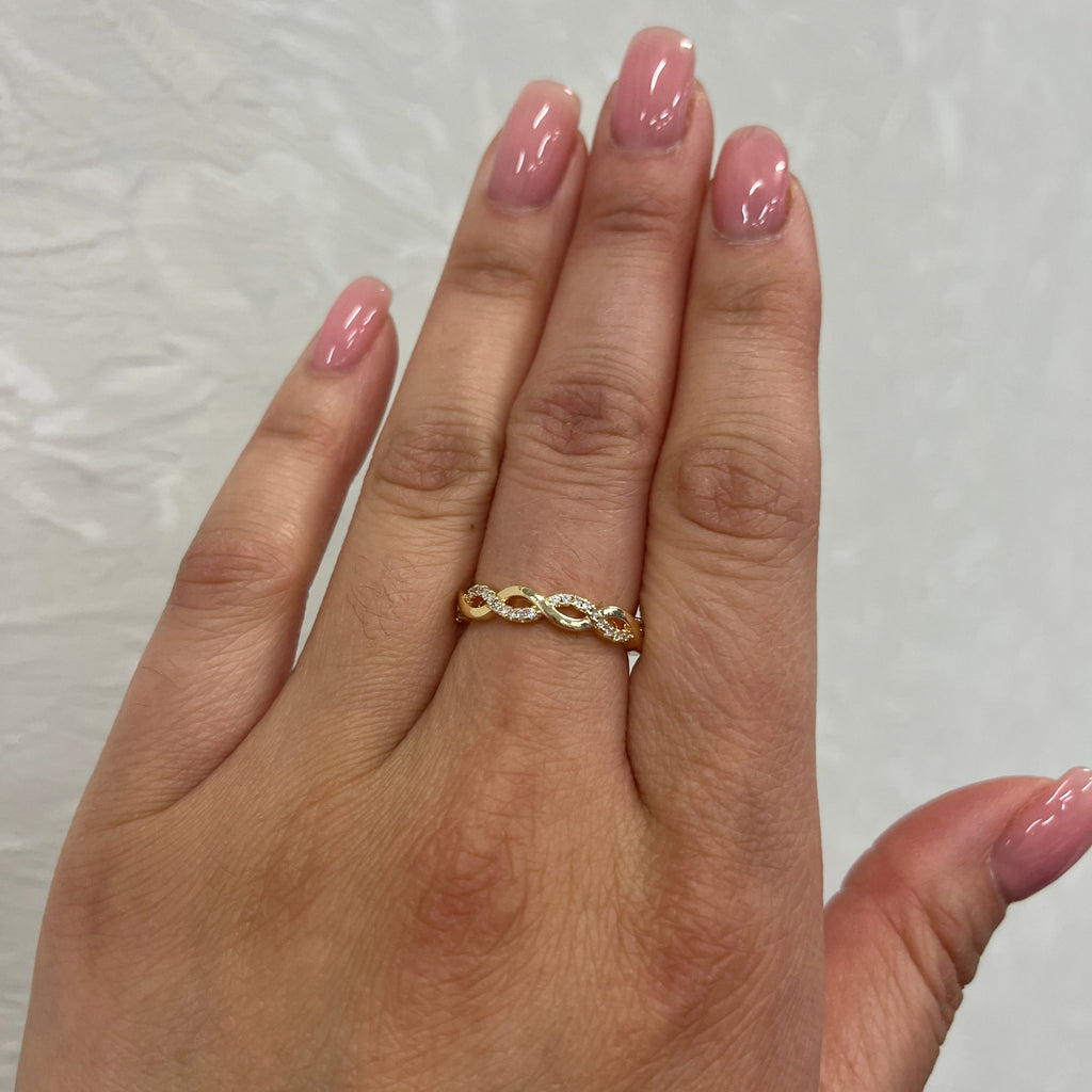 GOLD PLATED ON BRASS RING