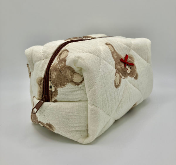 BIG TEDDY BEAR MAKEUP BAG