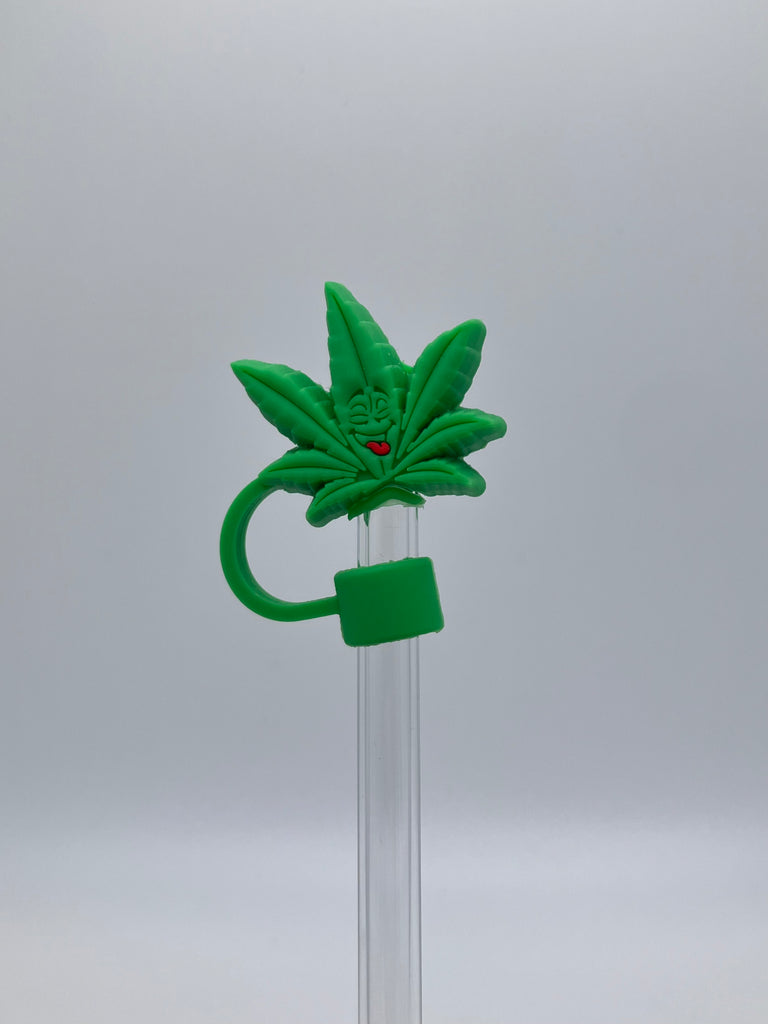 WEED LEAF STRAW CAP