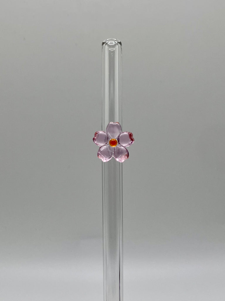 FLOWER GLASS STRAWS