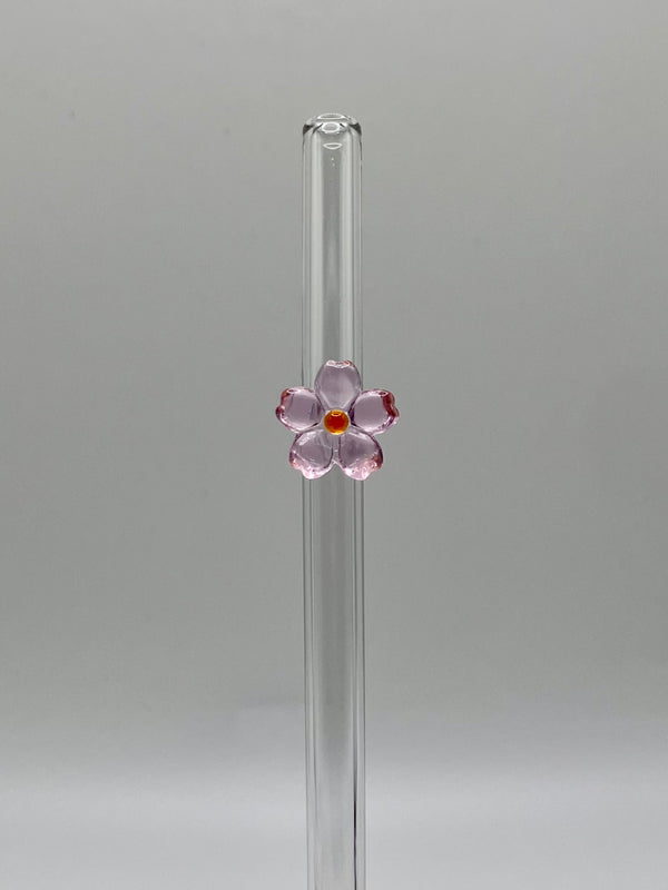 FLOWER GLASS STRAWS