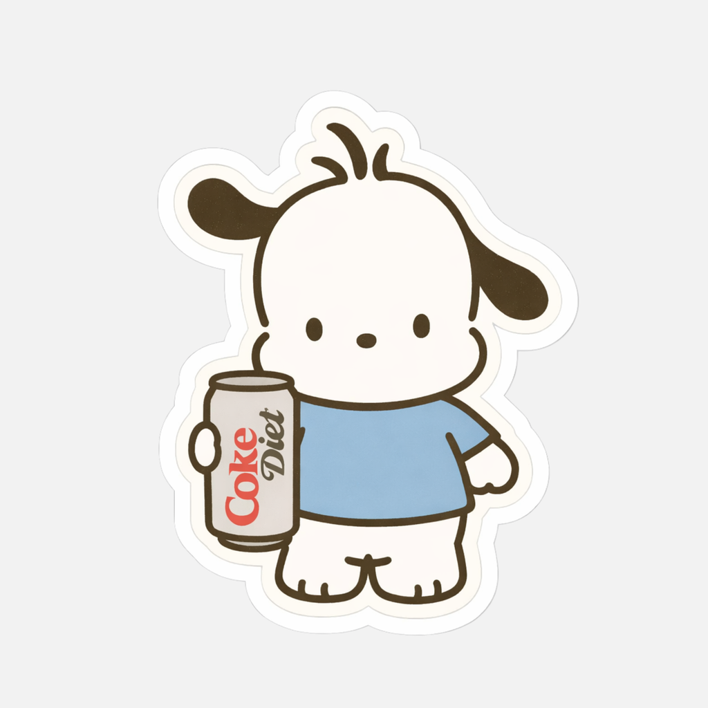 POCHACCO DIET COKE STICKER