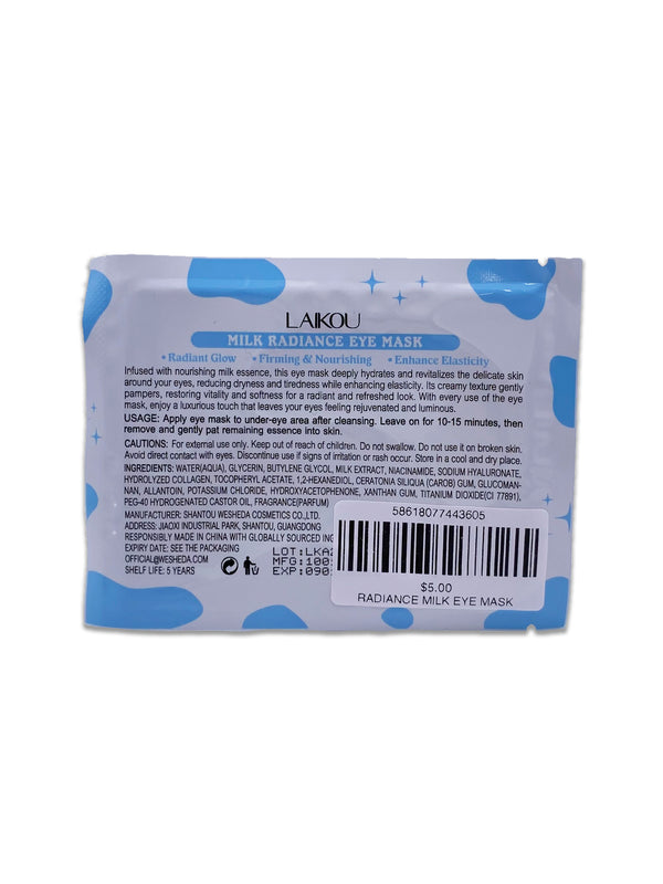 RADIANCE MILK EYE MASK