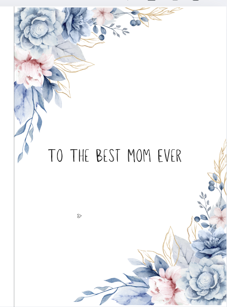 TO THE BEST MOM EVER GREETING CARD
