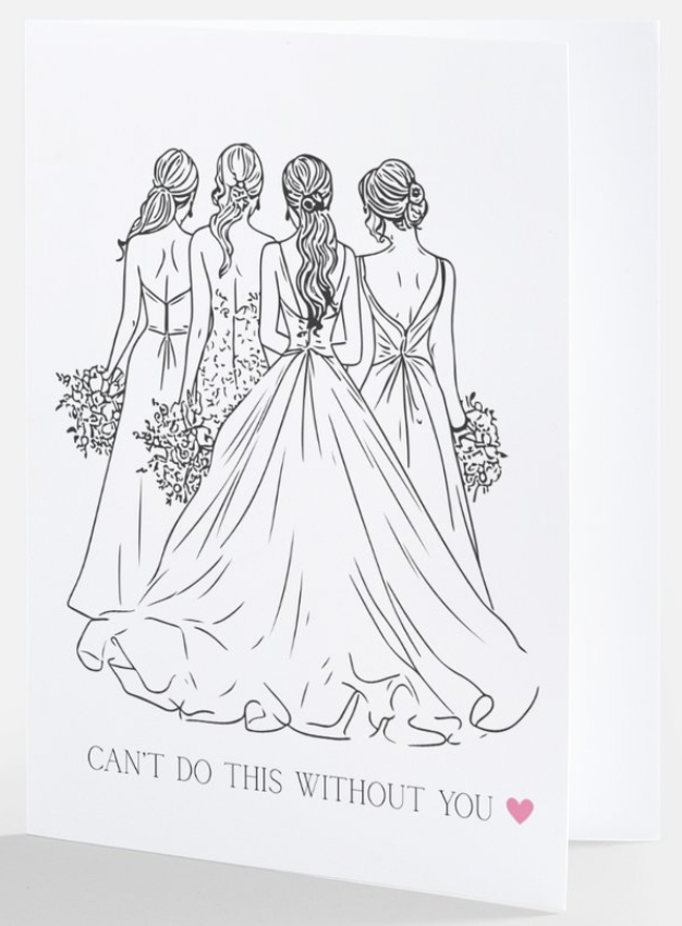 CAN'T DO THIS WITHOUT YOU GREETING CARD