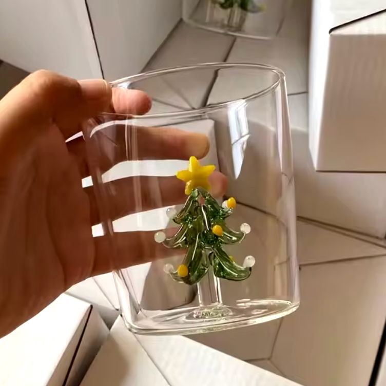 TRANSPARENT CHRISTMAS TREE MUG